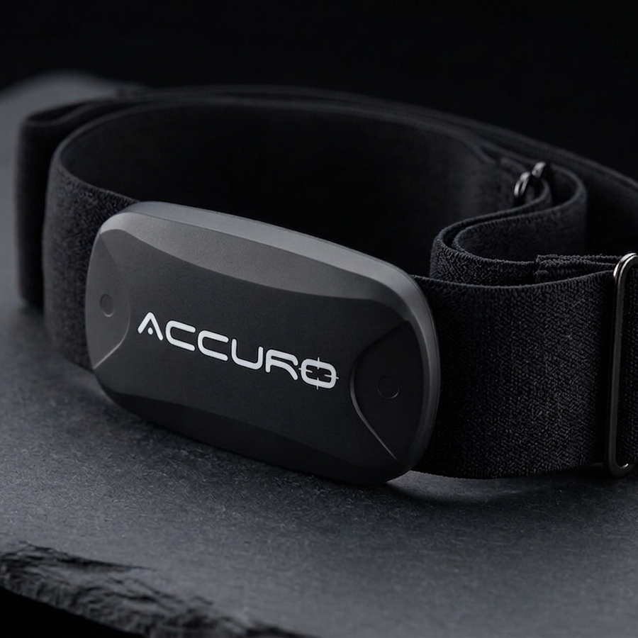 HRM306 chest strap and sensor detail